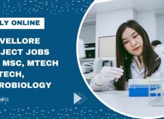 VIT Vellore Project Jobs For MSc