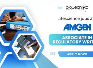 Amgen Life Science Jobs as Associate in Regulatory Writing, Hyderabad – Apply now! Amgen Life Science Jobs as Associate in Regulatory Writing, Hyderabad - Apply now!