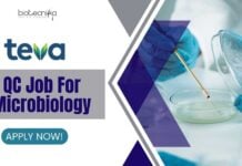 Microbiology QC Job at Teva Pharmaceuticals