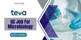 Microbiology QC Job at Teva Pharmaceuticals