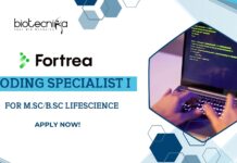 Fortrea Coding Specialist Job Opportunity for Life Science – Apply Now! Fortrea Coding Specialist Job