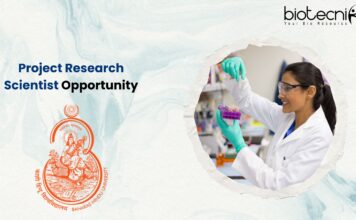 Project Research Scientist Opportunity
