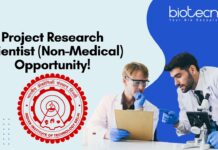 Project Research Scientist (Non-Medical) Opportunity!