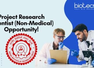 Project Research Scientist (Non-Medical) Opportunity!