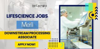 Meril Life Science Jobs as a Downstream Processing Associate - Apply Now!