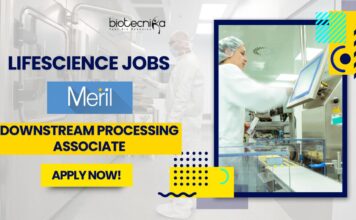 Meril Life Science Jobs as a Downstream Processing Associate - Apply Now!