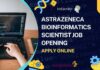 AstraZeneca Bioinformatics Scientist Job