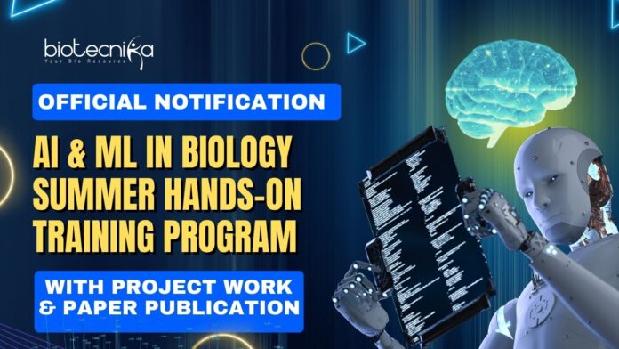 AI ML in Biology Summer Training