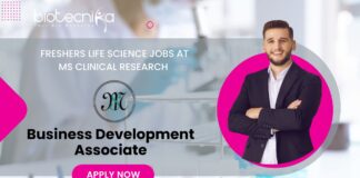 Freshers Lifescience Jobs