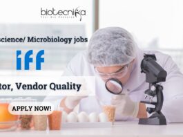 IFF Food science/ Microbiology jobs