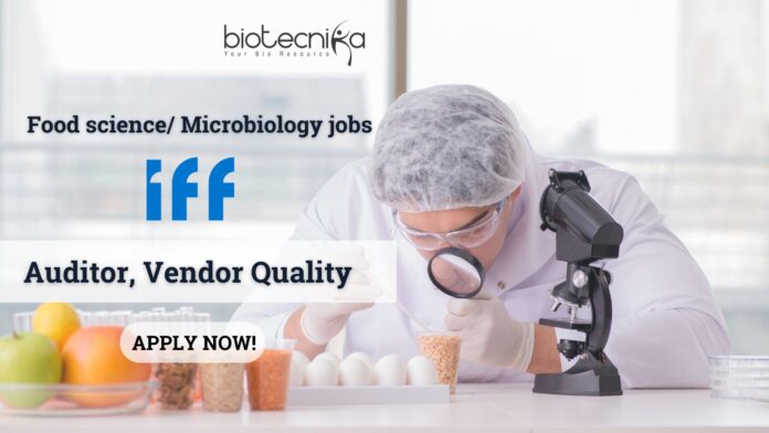 IFF Food science/ Microbiology jobs