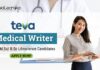 Medical Writer Job at Teva for M.Sc/B.Sc Lifescience candidates