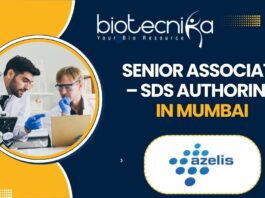 Senior Associate – SDS Authoring - at Azelis