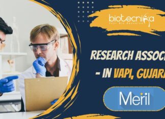 Research Associate - in Vapi, Gujarat