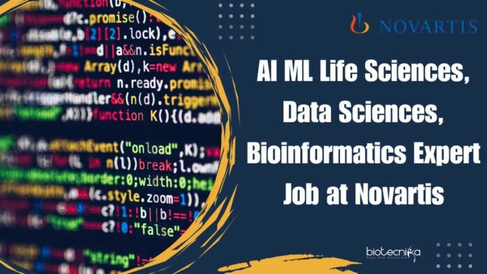 Bioinformatics Expert Job at Novartis