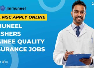 Immuneel Freshers Trainee QA Jobs