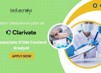 Latest Lifescience jobs at Clarivate