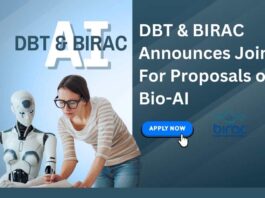 DBT & BIRAC Announces Joint Call For Proposals Bio-AI