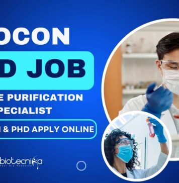Biocon R&D Peptide Purification Specialist Job