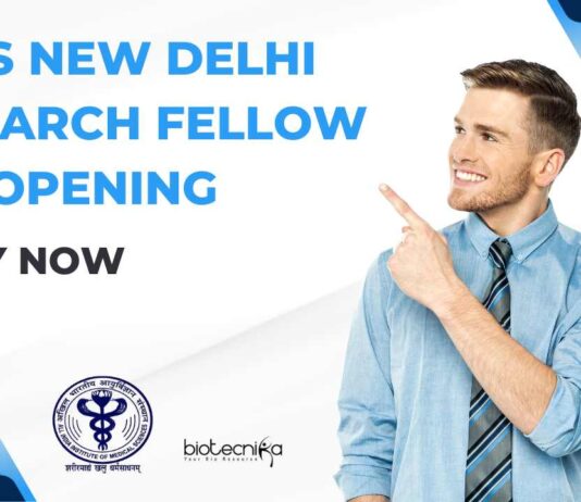 AIIMS New Delhi Research Fellow Job Opening