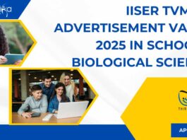IISER TVM PhD 2025