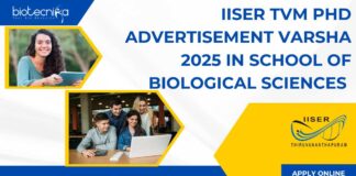 IISER TVM PhD 2025