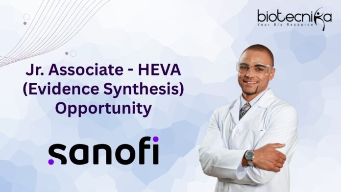 Sanofi Life Science Associate Job Opening - Apply Online