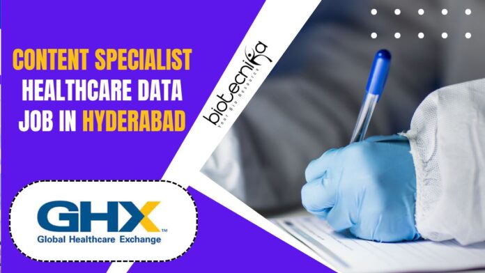 Content Specialist at GHX