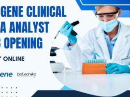 Syngene Clinical Data Analyst Job