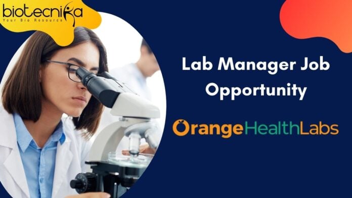 Lab Manager Job Opportunity