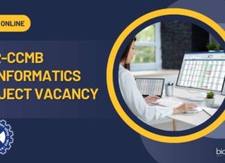 CSIR-CCMB Bioinformatics Project Vacancy