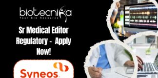 Sr Medical Editor Regulatory - at Syneos Health