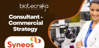 Consultant - Commercial Strategy - at Syneos Health