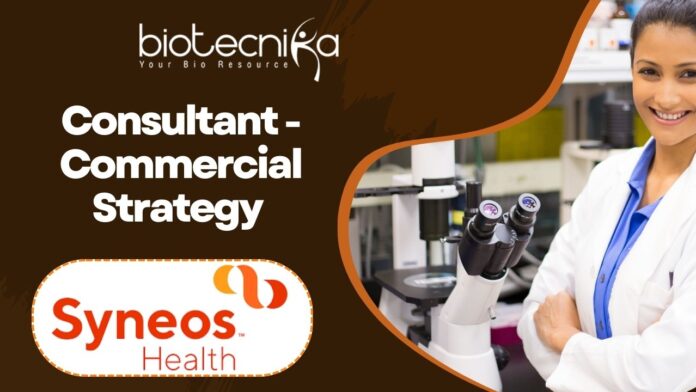 Consultant - Commercial Strategy - at Syneos Health