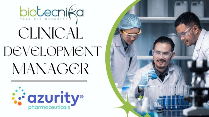 Clinical Development Manager at Azurity Pharma in Hyderabad