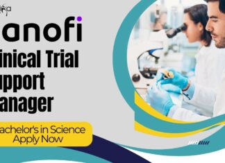_Clinical Trial Support Manager at Sanofi, Bachelor's in Science Apply Now
