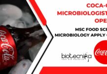 Coca-Cola Microbiologist Job Opening