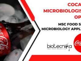Coca-Cola Microbiologist Job Opening