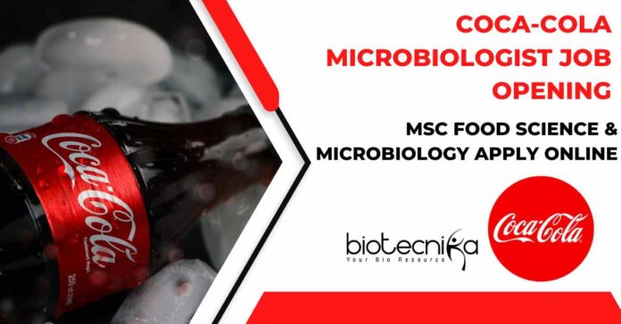 Coca-Cola Microbiologist Job Opening