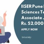 IISER Pune Life Sciences Teaching Associate