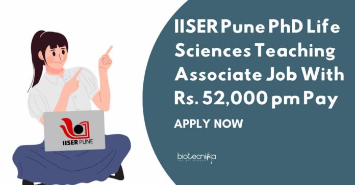IISER Pune Life Sciences Teaching Associate