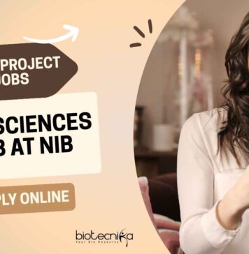 Govt Project Jobs For Life Sciences