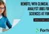 Remote/WFH Clinical Data Analyst Jobs For Life Sciences at Fortrea – Applications Close Soon! WFH Clinical Data Analyst Jobs