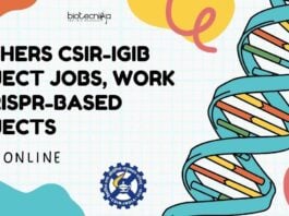 Freshers CSIR-IGIB Project Jobs