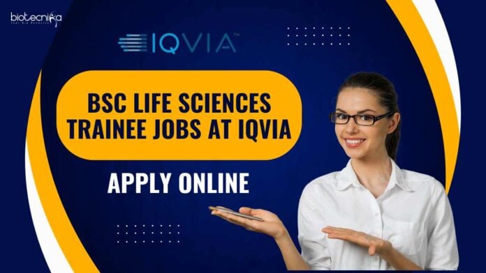 BSc Life Sciences Trainee Jobs at IQVIA
