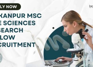 IIT Kanpur MSc Life Sciences Research Fellow