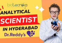 Dr. Reddy’s Laboratories Ltd. Hiring – Analytical Scientist In Hyderabad – Apply Now!! Dr. Reddy’s Hiring – Analytical Scientist (6-12 Years Exp) Apply Now!