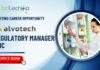 Exciting Career Opportunity in Alvotech: Regulatory Manager CMC Job- Apply Now Exciting Career Opportunity in Alvotech: Regulatory Manager CMC Job- Apply Now