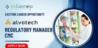 Exciting Career Opportunity in Alvotech: Regulatory Manager CMC Job- Apply Now
