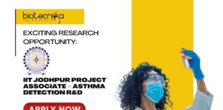 Exciting Research Opportunity: IIT Jodhpur Project Associate Job – Asthma Detection R&D- Apply Now 